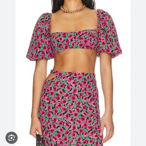 For Love & Lemons Dolcetto Crop Top